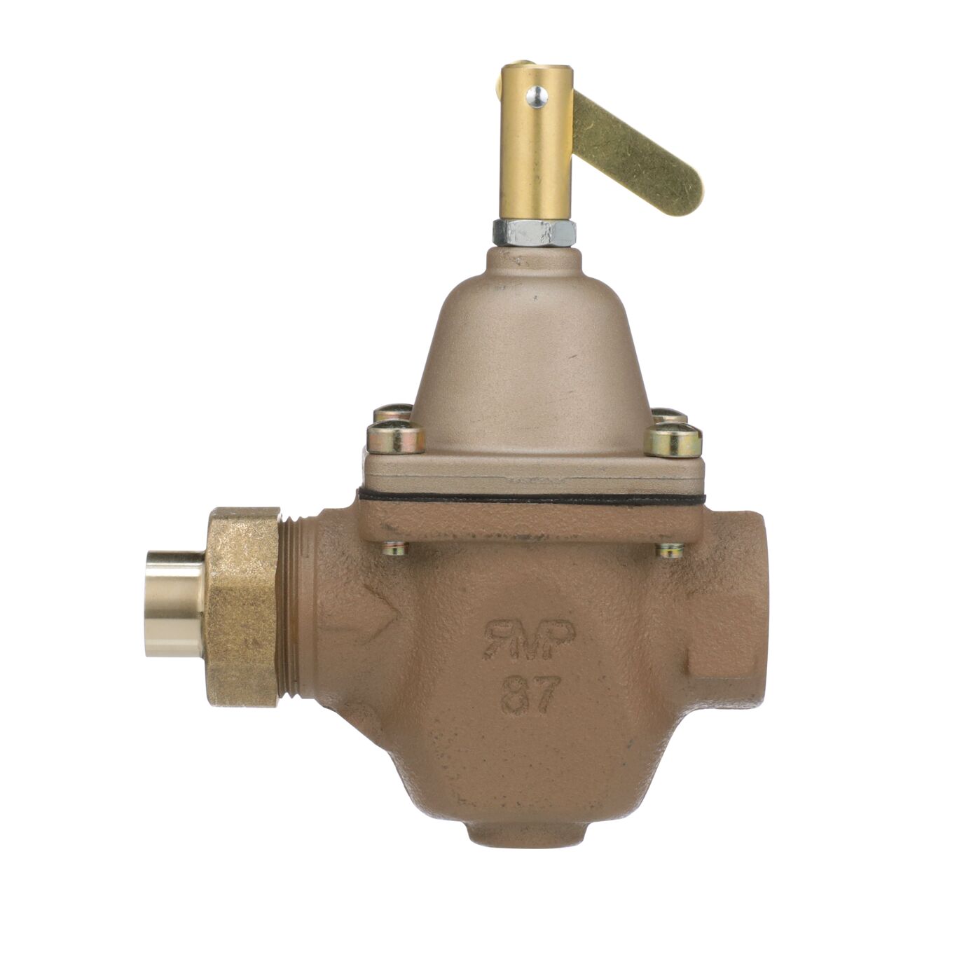 1/2 in. Cast-Brass FIP x Sweat Water Pressure Regulator