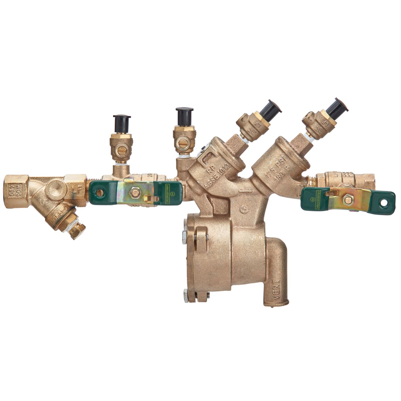 Product Image - 1/2 In Lead Free Reduced Pressure Zone Assembly With Quarter Turn Ball Valves And Strainer