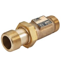 Product Image 1 1/4 X 1 1/4 In Lead Free Dual Check Valve, Union Male Npt Inlet X Male Npt Outlet