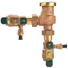 Product Image 3/4 In Bronze Anti-Siphon Pressure Vacuum Breaker, Quarter Turn Shutoff, Union Connections, Tee Handles